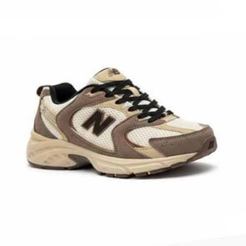 کفش وارداتی نیوبالانس New Balance530 (کرم روشن/قهوه ای تیره)