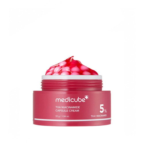 کرم کپسولی ضد لک و روشن کننده مدیکیوب مدل تی ایکس آ نیاسینامید ۵ درصد Medicube TXA Niacinamide 5 Capsule Cream
