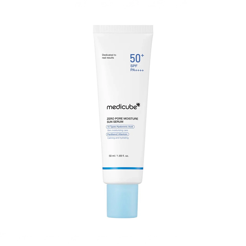 سرم ضد آفتاب آبرسان و کوچک کننده منافذ مدیکیوب مدل زیرو پور حاوی ضد آفتاب Medicube Zero Pore Moisture Sun Serum SPF50+ PA