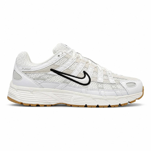 کفش کتانی وارداتی نایک مدل Nike P 6000 پیادهروی روزانه استایلهای خیابانی (رنگ سفید یخی)