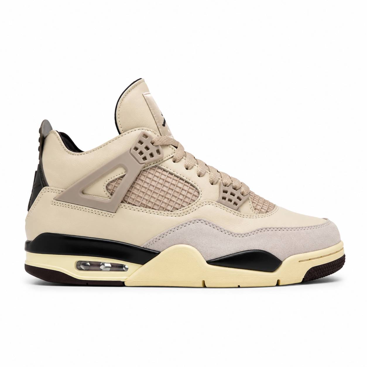 کفش کتونی وارداتی نایک ایر جردن 4 رترو Nike Air Jordan 4 Retro (کرم خاکی)