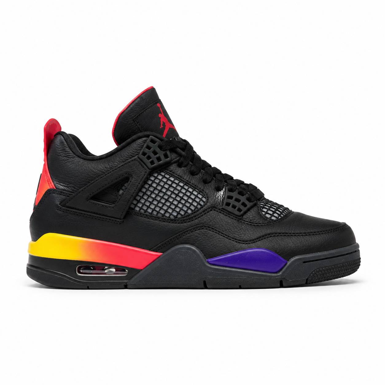 کفش کتونی وارداتی نایک ایر جردن 4 رترو Nike Air Jordan 4 Retro (مشکی و رنگی)