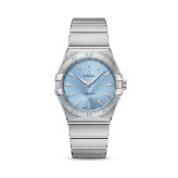 ساعت وارداتی (موتور ژاپن) امگا کانسلیشن Omega Constellation زنانه آبی