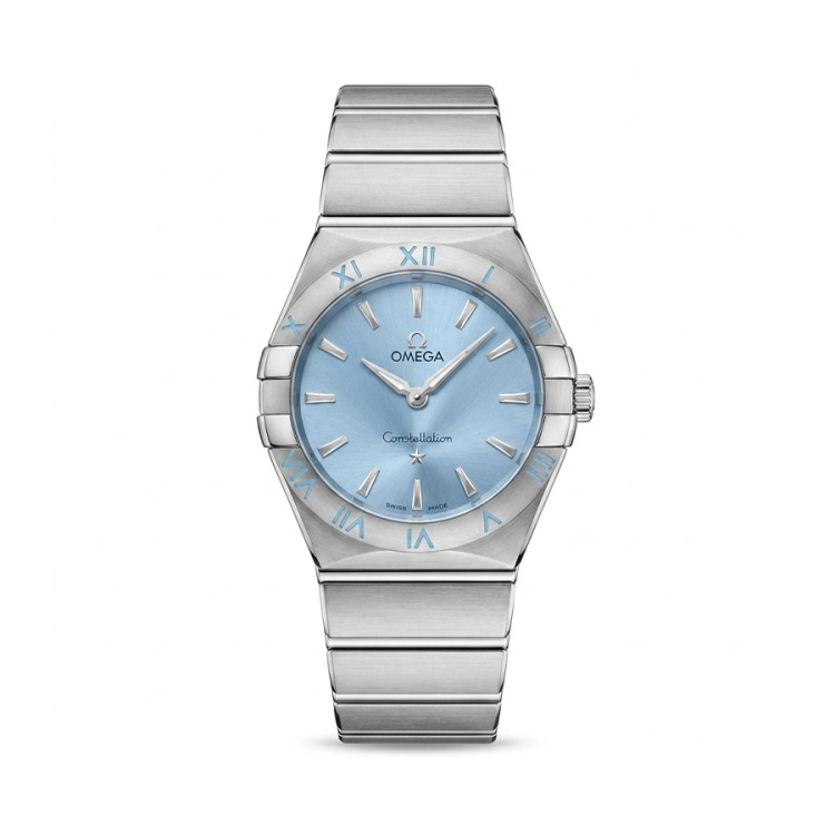 ساعت وارداتی (موتور ژاپن) امگا کانسلیشن Omega Constellation زنانه آبی