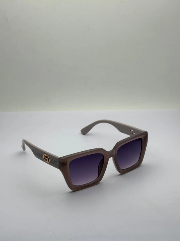 عینک آفتابی وارداتی گوچی Gucci فریم کائوچویی (Square Oversized GG)