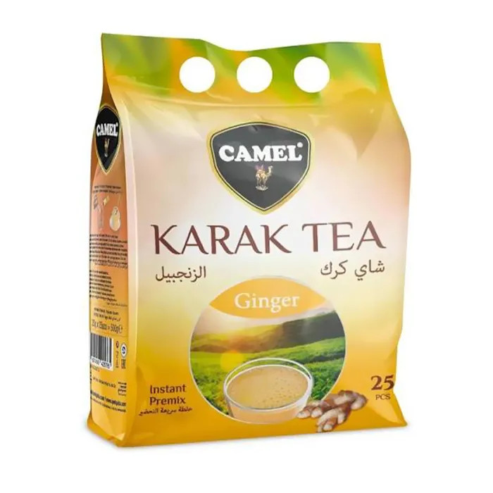 چای کرک فوری کمل (Camel) طعم زنجبیل 25 ساشه اورجینال