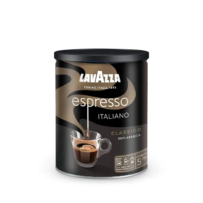 قهوه لاوازا Lavazza مدل Italiano Classico اسپرسو ایتالیانو کلاسیکو ۱۰۰٪ عربیکا ۲۵۰ گرم اورجینال