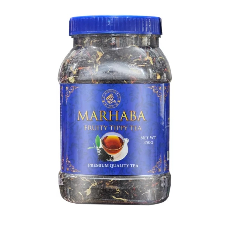 چای مراکشی مرحبا ( MARHABA FRUITY TIPPY TEA 350g) اورجینال