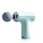 مینی ماساژور تفنگی شارژی فیروزه ای (Mini Massage Gun) جعبه کوچک اورجینال