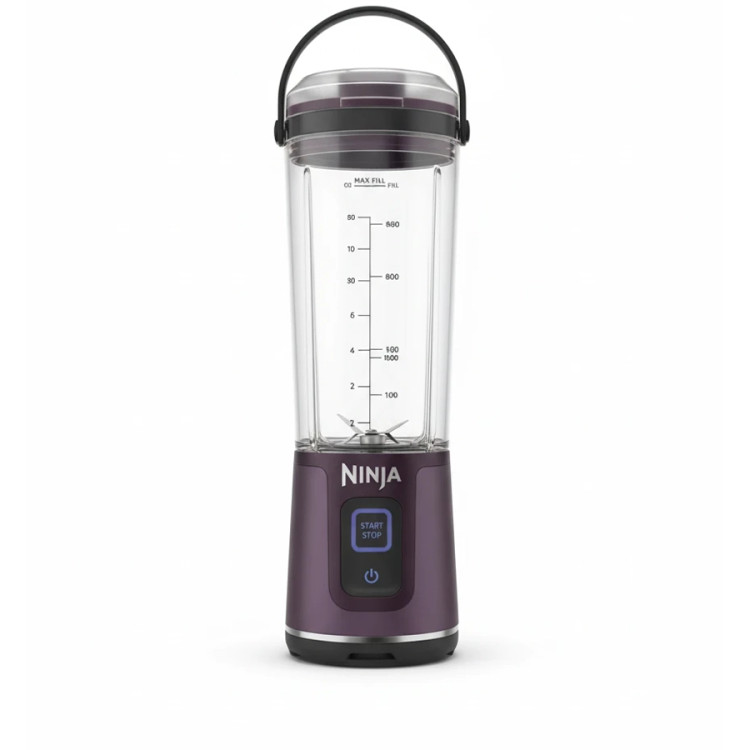 مخلوطکن و شیکر شارژی قابل حمل نینجا Ninja Blender مدل BC 151 حجم 530 میل رنگ بادمجانی اورجینال