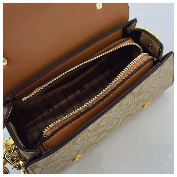 کیف وارداتی دستی و دوشی زنانه چرم مدل مینی کلاسیک (تیره 946)
