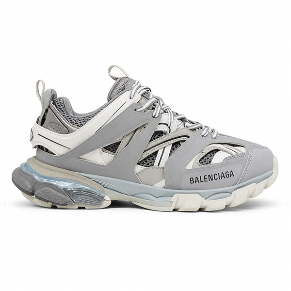 کفش کتانی وارداتی بالنسیاگا Balenciaga مدل اسپرت و لایف‌ استایل (طوسی)