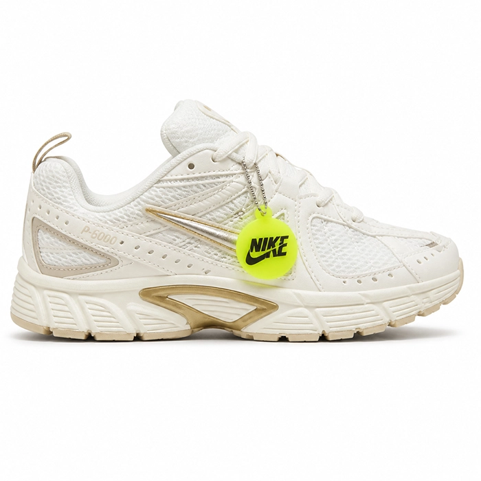 کفش کتانی وارداتی زنانه نایک Nike P-6000 (کرمی)