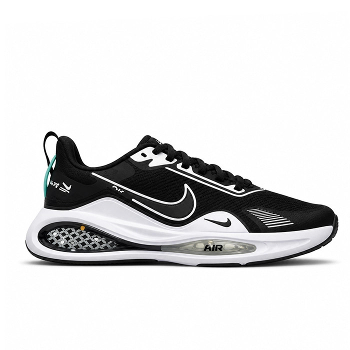 کفش کتانی وارداتی اسپرت مردانه نایک مدل ایر فلو Nike Air Flow (مشکی سفید)