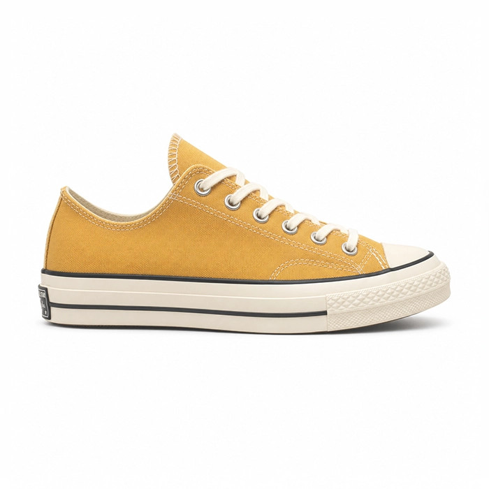 کفش کتانی وارداتی ساق کوتاه کنفی مدل آل استار All Star (زرد)