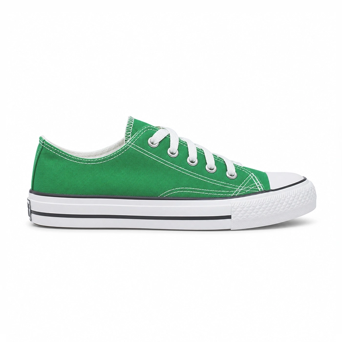 کفش کتانی وارداتی ساق کوتاه کنفی مدل آل استار All Star (سبز)