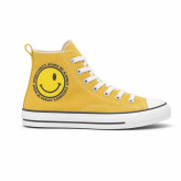 کفش کتانی وارداتی ساق کوتاه کنفی مدل آل استار All Star (زرد)