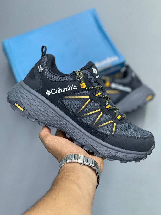کفش وارداتی طبیعتگردی مردانه کلمبیا Columbia مدل ترکینگ ویبرام (خاکستری مشکی)