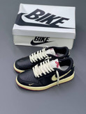 کفش کتانی وارداتی نایک ایر جردن 1 لو Nike Air Jordan 1 Low (مشکی کرم)
