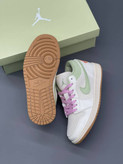 کفش کتانی وارداتی نایک ایر جردن 1 لو Nike Air Jordan 1 Low (سفید سبز)