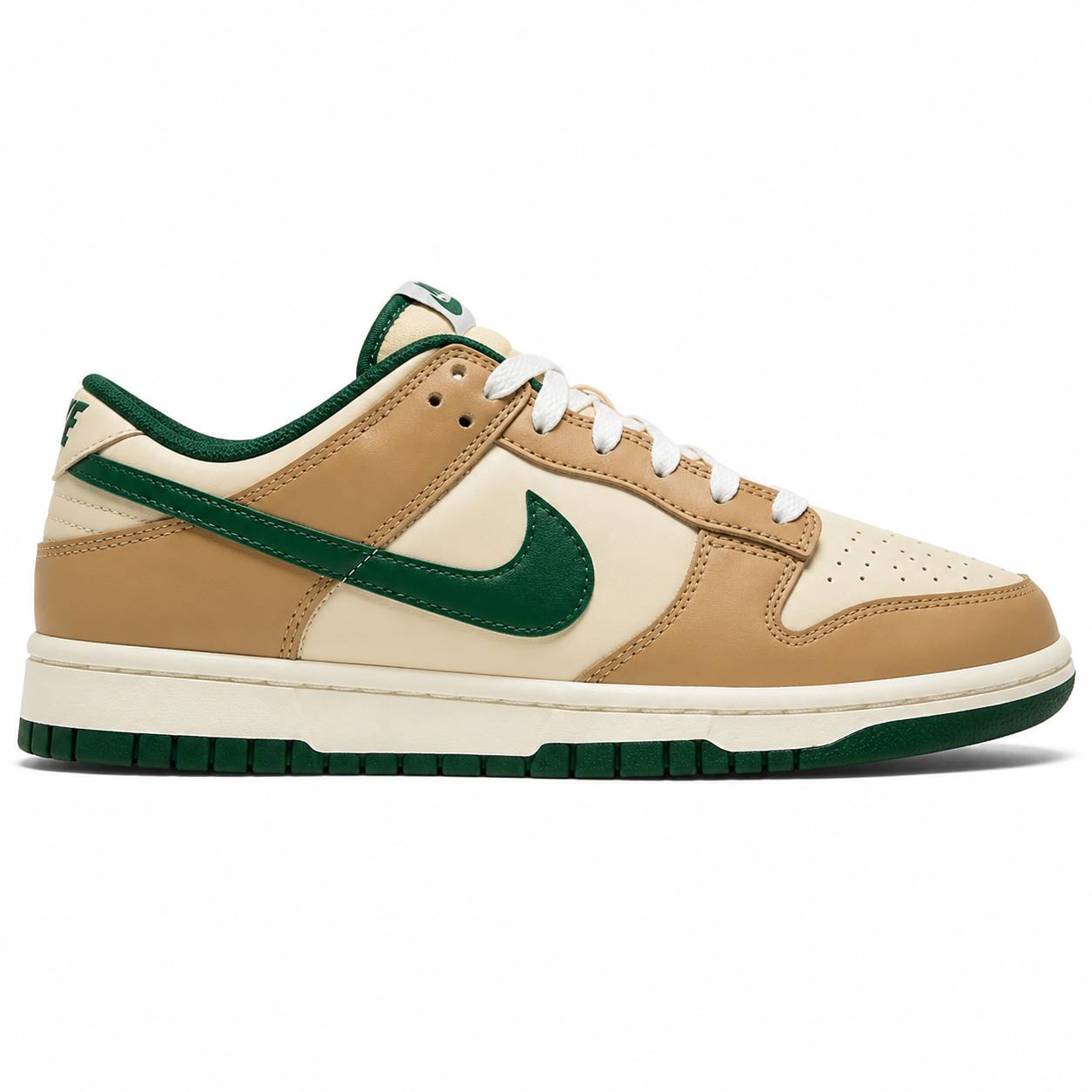 کفش کتونی وارداتی نایک دانک لو Nike Dunk Low (سبز و قهوه ای)
