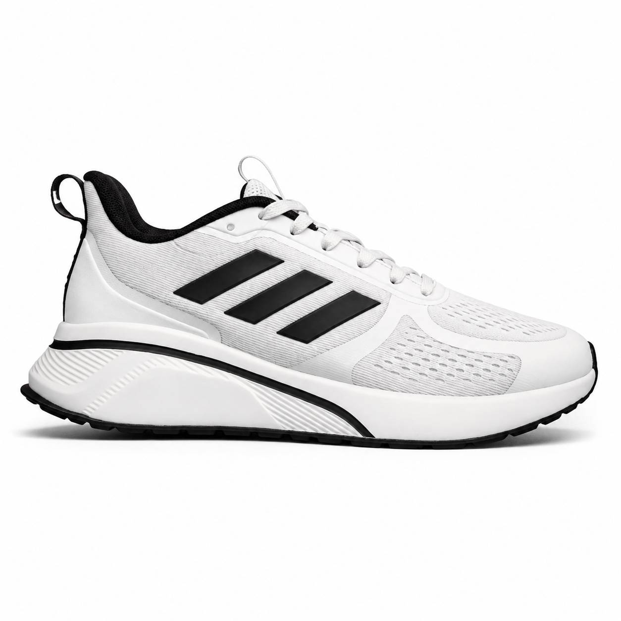 کفش کتونی وارداتی آدیداس رانینگ Adidas Running (سفید مشکی)