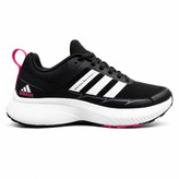 کفش کتونی وارداتی آدیداس رانینگ Adidas Running (مشکی جزئیات صورتی)