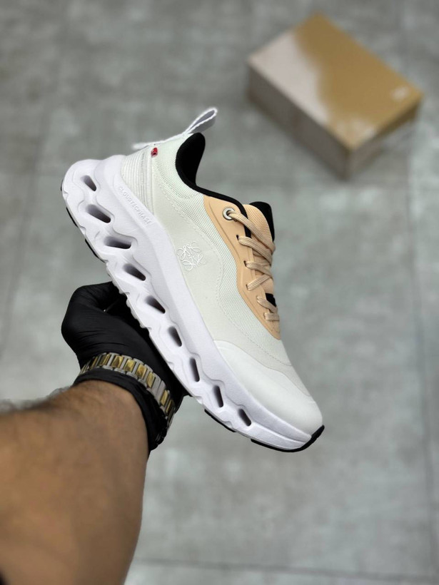 کفش کتانی وارداتی آن رانینگ لووه کلودتیلت On Running x Loewe Cloudtilt (بژ)