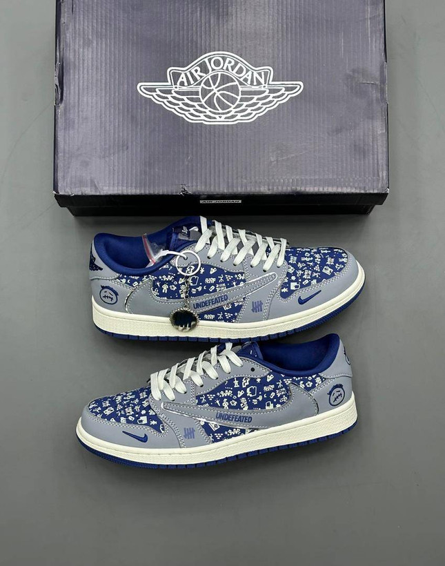 کفش کتانی وارداتی نایک ایر جردن 1 لو اوندیفیتد Nike Air Jordan 1 Low Undefeated