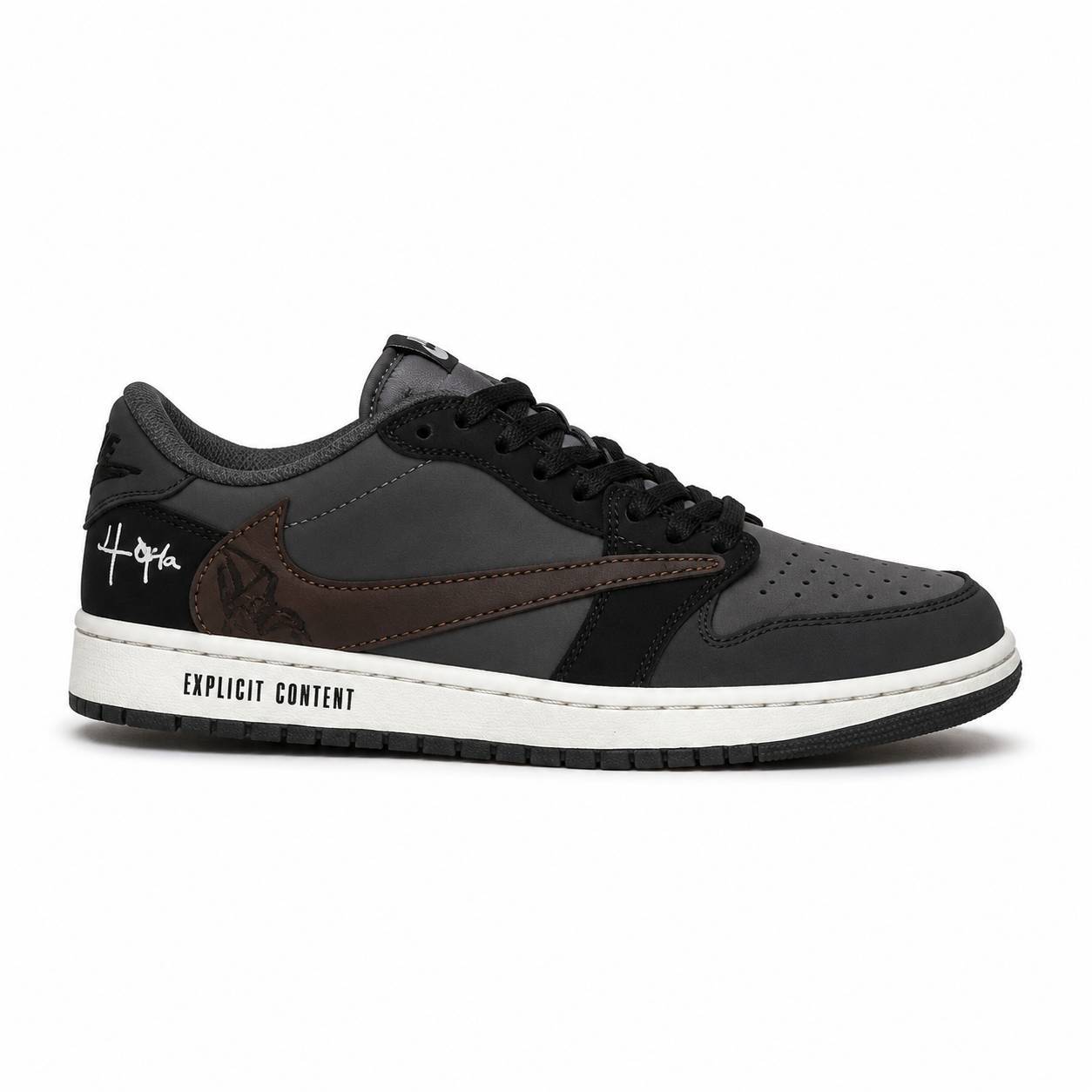 کفش وارداتی کتونی نایک ایر جردن ۱ لو مدل تراویس اسکات Nike Air Jordan 1 Low Travis Scott