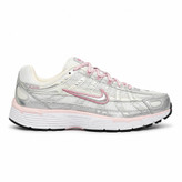 کفش کتانی وارداتی نایک مدل Nike P 6000 پیادهروی روزانه استایلهای خیابانی (سفید نقره ای با جزییات صورتی)