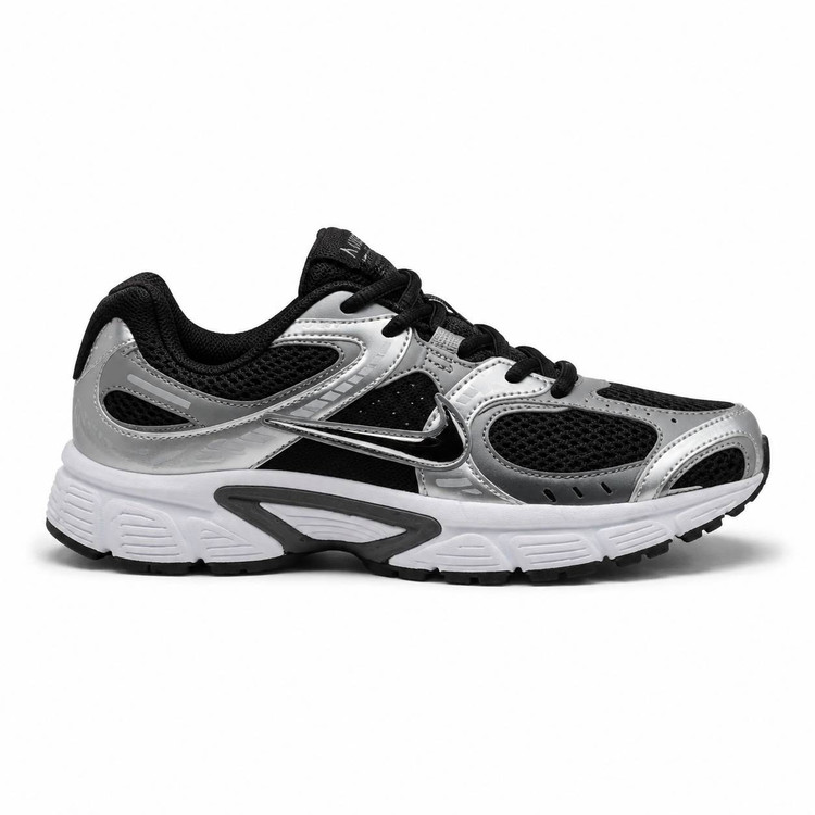 کفش وارداتی مخصوص پیادهروی و رانینگ نایکی Nike مدل P-6000 قهوهای سوخته و نقرهای متالیک