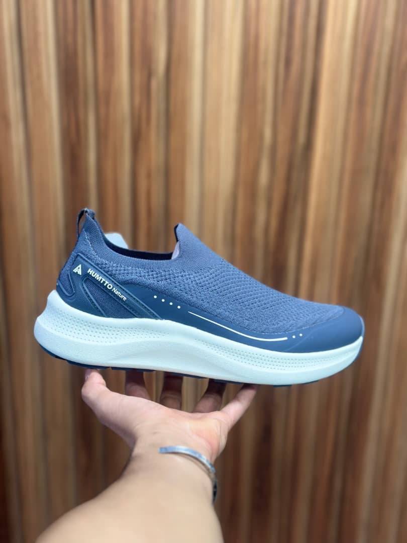 کفش پیادهروی و راحتی مردانه هامتو مدل Humtto Nature – بدون بند (Slip-on) آبی اورجینال
