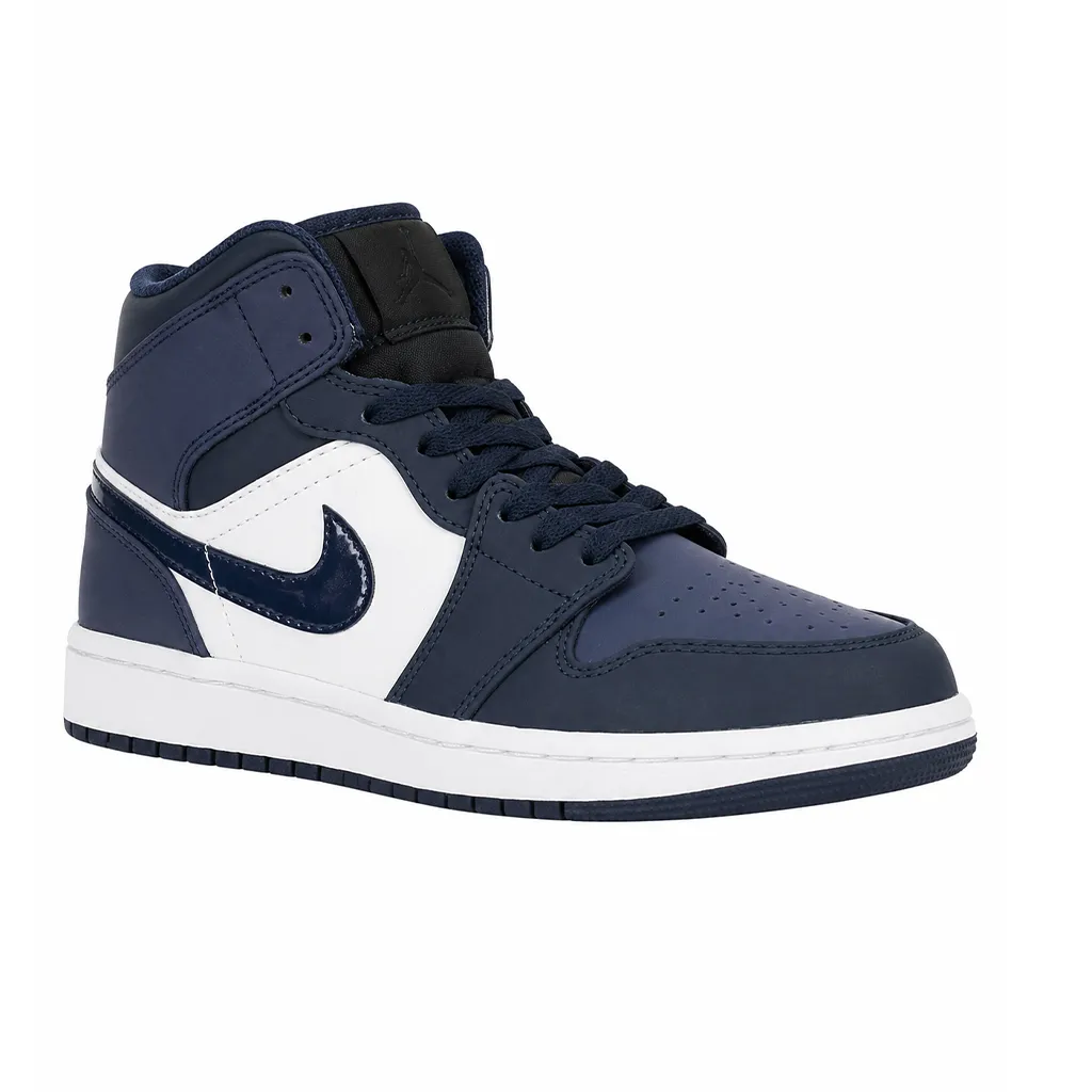کفش وارداتی نایک ایر جردن 1 ( Nike Air Jordan1 ) سفید سرمه ای