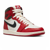 کفش وارداتی نایک ایر جردن 1 ساق بلند Nike Air Jordan High قرمز سفید مشکی