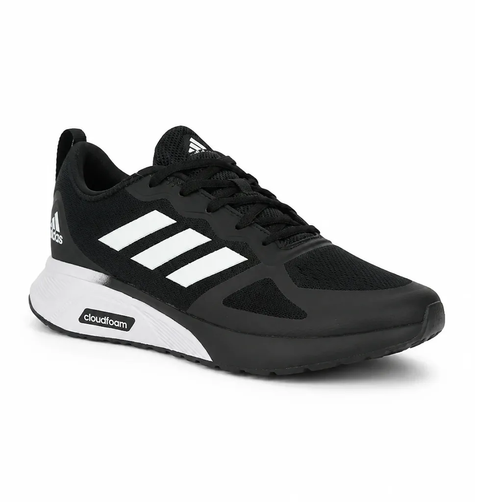 کفش وارداتی آدیداس رانینگ کلودفوم Adidas Running Cloudfoam سفید مشکی