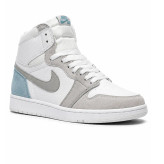 کفش وارداتی نایک ایر جردن 1( Nike Air Jordan1 ) سفید طوسی آبی