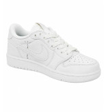 کفش وارداتی نایک ایر جردن 1 طرح ترویس Nike Travis تمام سفید