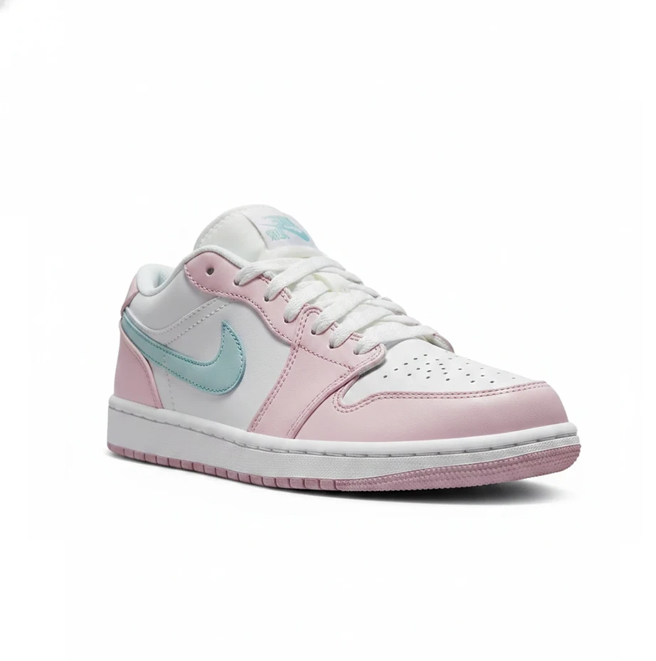 کفش وارداتی نایک ایر جردن 1 Nike Air Jordan 1 صورتی / سفید آبی آسمانی