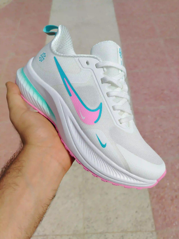 کفش وارداتی نایک زوم ایکس Nike ZoomX سفید / آبی صورتی