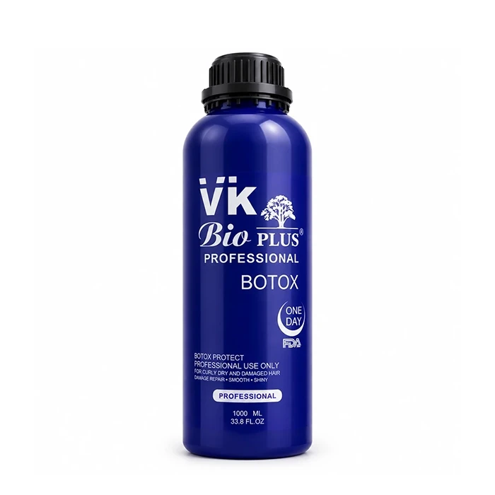 بوتاکس مو حرفهای VK Bio Plus مدل One Day (احیاکننده و ضد وز) حجم 1000ml اورجینال